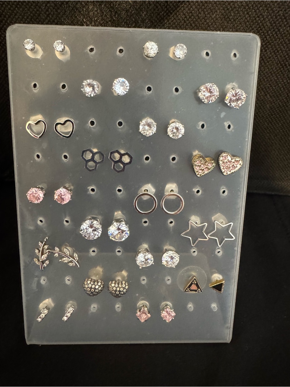 $12 Each or Bundle 3/$30 - Assorted Women's Silver Stud Earrings